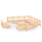 vidaXL 12-tlg. Garten-Lounge-Set Massivholz Kiefer vidaXL 12-tlg. Garten-Lounge-Set Massivholz Kiefer