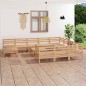 vidaXL 12-tlg. Garten-Lounge-Set Massivholz Kiefer vidaXL 12-tlg. Garten-Lounge-Set Massivholz Kiefer