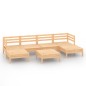 vidaXL 7-tlg. Garten-Lounge-Set Massivholz Kiefer vidaXL 7-tlg. Garten-Lounge-Set Massivholz Kiefer