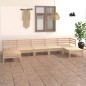 vidaXL 7-tlg. Garten-Lounge-Set Massivholz Kiefer vidaXL 7-tlg. Garten-Lounge-Set Massivholz Kiefer