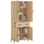 Highboard Sonoma-Eiche 69,5x34x180 cm Holzwerkstoff Highboard Sonoma-Eiche 69,5x34x180 cm Holzwerkstoff