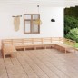 vidaXL 10-tlg. Garten-Lounge-Set Massivholz Kiefer vidaXL 10-tlg. Garten-Lounge-Set Massivholz Kiefer
