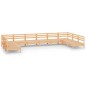 vidaXL 10-tlg. Garten-Lounge-Set Massivholz Kiefer vidaXL 10-tlg. Garten-Lounge-Set Massivholz Kiefer