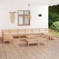 vidaXL 13-tlg. Garten-Lounge-Set Massivholz Kiefer vidaXL 13-tlg. Garten-Lounge-Set Massivholz Kiefer