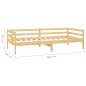 vidaXL Tagesbett mit Matratze 90x200 cm Kiefer Massivholz vidaXL Tagesbett mit Matratze 90x200 cm Kiefer Massivholz