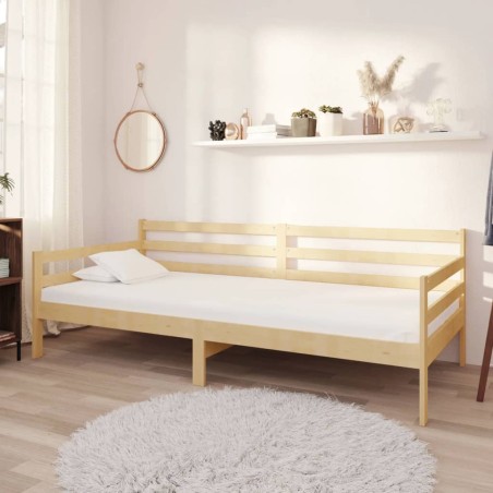 vidaXL Tagesbett mit Matratze 90x200 cm Kiefer Massivholz