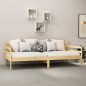 vidaXL Tagesbett mit Matratze 90x200 cm Kiefer Massivholz vidaXL Tagesbett mit Matratze 90x200 cm Kiefer Massivholz