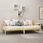 vidaXL Tagesbett mit Matratze 90x200 cm Kiefer Massivholz vidaXL Tagesbett mit Matratze 90x200 cm Kiefer Massivholz