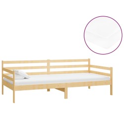 vidaXL Tagesbett mit Matratze 90x200 cm Kiefer Massivholz