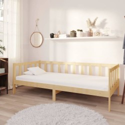 vidaXL Tagesbett mit Matratze 90x200 cm Kiefer Massivholz