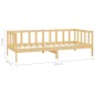 vidaXL Tagesbett mit Matratze 90x200 cm Kiefer Massivholz vidaXL Tagesbett mit Matratze 90x200 cm Kiefer Massivholz