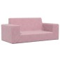 Kindersofa 2-Sitzer Rosa Weich Plüsch Kindersofa 2-Sitzer Rosa Weich Plüsch