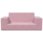 Kindersofa 2-Sitzer Rosa Weich Plüsch Kindersofa 2-Sitzer Rosa Weich Plüsch