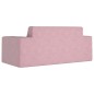 Kindersofa 2-Sitzer Rosa Weich Plüsch Kindersofa 2-Sitzer Rosa Weich Plüsch