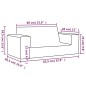 Kindersofa 2-Sitzer Rosa Weich Plüsch Kindersofa 2-Sitzer Rosa Weich Plüsch