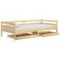 vidaXL Tagesbett mit Schubladen 90x200 cm Massivholz Kiefer vidaXL Tagesbett mit Schubladen 90x200 cm Massivholz Kiefer