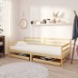 vidaXL Tagesbett mit Schubladen 90x200 cm Massivholz Kiefer vidaXL Tagesbett mit Schubladen 90x200 cm Massivholz Kiefer
