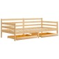 vidaXL Tagesbett mit Schubladen 90x200 cm Massivholz Kiefer vidaXL Tagesbett mit Schubladen 90x200 cm Massivholz Kiefer