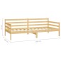 vidaXL Tagesbett mit Schubladen 90x200 cm Massivholz Kiefer vidaXL Tagesbett mit Schubladen 90x200 cm Massivholz Kiefer