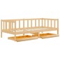 vidaXL Tagesbett mit Schubladen 90x200 cm Massivholz Kiefer vidaXL Tagesbett mit Schubladen 90x200 cm Massivholz Kiefer