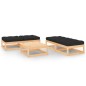 vidaXL 5-tlg. Garten-Lounge-Set mit Kissen Kiefer Massivholz vidaXL 5-tlg. Garten-Lounge-Set mit Kissen Kiefer Massivholz