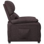 Relaxsessel Dunkelbraun Stoff