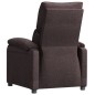 Relaxsessel Dunkelbraun Stoff
