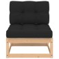 vidaXL 6-tlg. Garten-Lounge-Set mit Kissen Kiefer Massivholz vidaXL 6-tlg. Garten-Lounge-Set mit Kissen Kiefer Massivholz