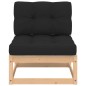 vidaXL 5-tlg. Garten-Lounge-Set mit Kissen Kiefer Massivholz vidaXL 5-tlg. Garten-Lounge-Set mit Kissen Kiefer Massivholz
