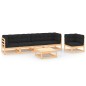 vidaXL 6-tlg. Garten-Lounge-Set mit Kissen Massivholz Kiefer vidaXL 6-tlg. Garten-Lounge-Set mit Kissen Massivholz Kiefer