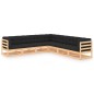 vidaXL 7-tlg. Garten-Lounge-Set mit Kissen Kiefer Massivholz vidaXL 7-tlg. Garten-Lounge-Set mit Kissen Kiefer Massivholz