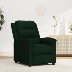 Relaxsessel Dunkelgrün Samt