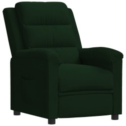 Relaxsessel Dunkelgrün Samt