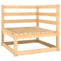 vidaXL 11-tlg. Garten-Lounge-Set mit Kissen Massivholz Kiefer vidaXL 11-tlg. Garten-Lounge-Set mit Kissen Massivholz Kiefer