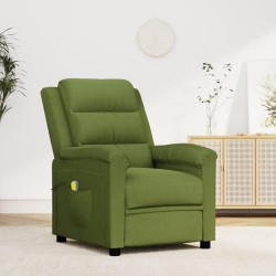 vidaXL Massagesessel Hellgrün Samt