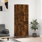 Highboard Räuchereiche 69,5x34x180 cm Holzwerkstoff Highboard Räuchereiche 69,5x34x180 cm Holzwerkstoff