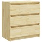 vidaXL Nachttische 2 Stk. 60x36x64 cm Massivholz Kiefer vidaXL Nachttische 2 Stk. 60x36x64 cm Massivholz Kiefer