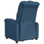 Massagesessel Blau Stoff Massagesessel Blau Stoff