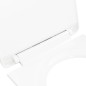 vidaXL Toilettensitz mit Absenkautomatik und Quick-Release-Design Weiß vidaXL Toilettensitz mit Absenkautomatik und Quick-Release-Design Weiß