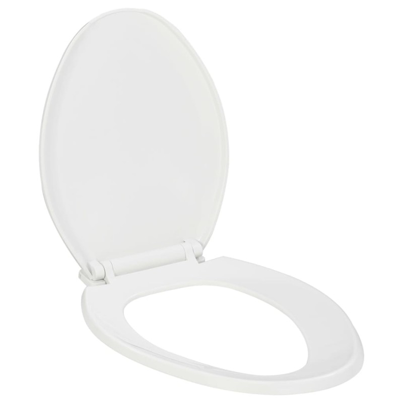 vidaXL Toilettensitz mit Absenkautomatik und Quick-Release-Design Weiß vidaXL Toilettensitz mit Absenkautomatik und Quick-Release-Design Weiß