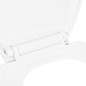 vidaXL Toilettensitz mit Absenkautomatik und Quick-Release-Design Weiß vidaXL Toilettensitz mit Absenkautomatik und Quick-Release-Design Weiß