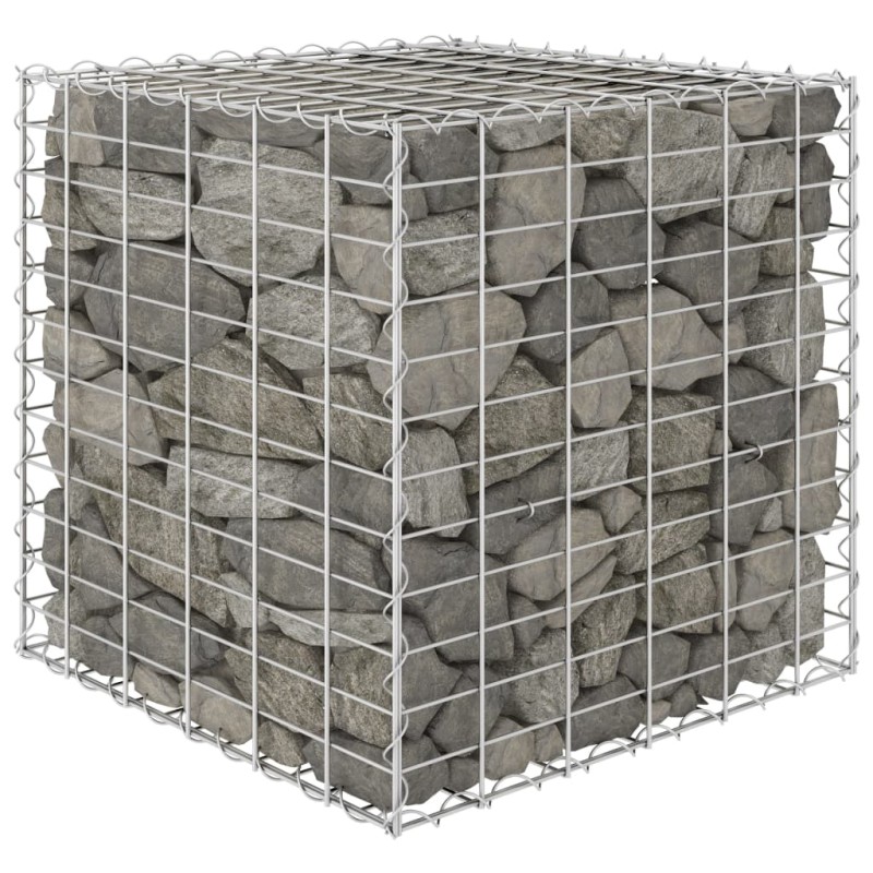 vidaXL Würfel-Gabionen-Hochbeet Stahldraht 60x60x60 cm vidaXL Würfel-Gabionen-Hochbeet Stahldraht 60x60x60 cm