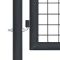 vidaXL Mesh-Gartentor Verzinkter Stahl 400 x 125 cm Grau vidaXL Mesh-Gartentor Verzinkter Stahl 400 x 125 cm Grau