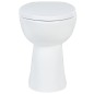 vidaXL Hohe Spülrandlose Toilette Soft-Close 7 cm Höher Keramik Weiß vidaXL Hohe Spülrandlose Toilette Soft-Close 7 cm Höher Keramik Weiß