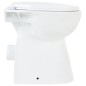 vidaXL Hohe Spülrandlose Toilette Soft-Close 7 cm Höher Keramik Weiß vidaXL Hohe Spülrandlose Toilette Soft-Close 7 cm Höher Keramik Weiß