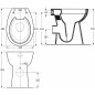 vidaXL Hohe Spülrandlose Toilette Soft-Close 7 cm Höher Keramik Weiß vidaXL Hohe Spülrandlose Toilette Soft-Close 7 cm Höher Keramik Weiß
