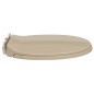 vidaXL Toilettensitz mit Absenkautomatik Quick-Release Beige Oval vidaXL Toilettensitz mit Absenkautomatik Quick-Release Beige Oval