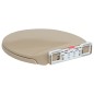 vidaXL Toilettensitz mit Absenkautomatik Quick-Release Beige Oval vidaXL Toilettensitz mit Absenkautomatik Quick-Release Beige Oval