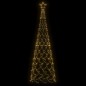 vidaXL LED-Weihnachtsbaum Kegelform Warmweiß 500 LEDs 100x300 cm vidaXL LED-Weihnachtsbaum Kegelform Warmweiß 500 LEDs 100x300 cm