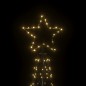 vidaXL LED-Weihnachtsbaum Kegelform Warmweiß 500 LEDs 100x300 cm vidaXL LED-Weihnachtsbaum Kegelform Warmweiß 500 LEDs 100x300 cm